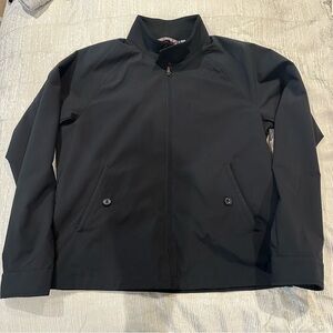 Uniqlo Men’s Medium - Black Harrington Bomber Jacket - full zip